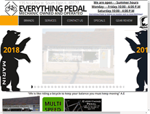 Tablet Screenshot of everythingpedal.com